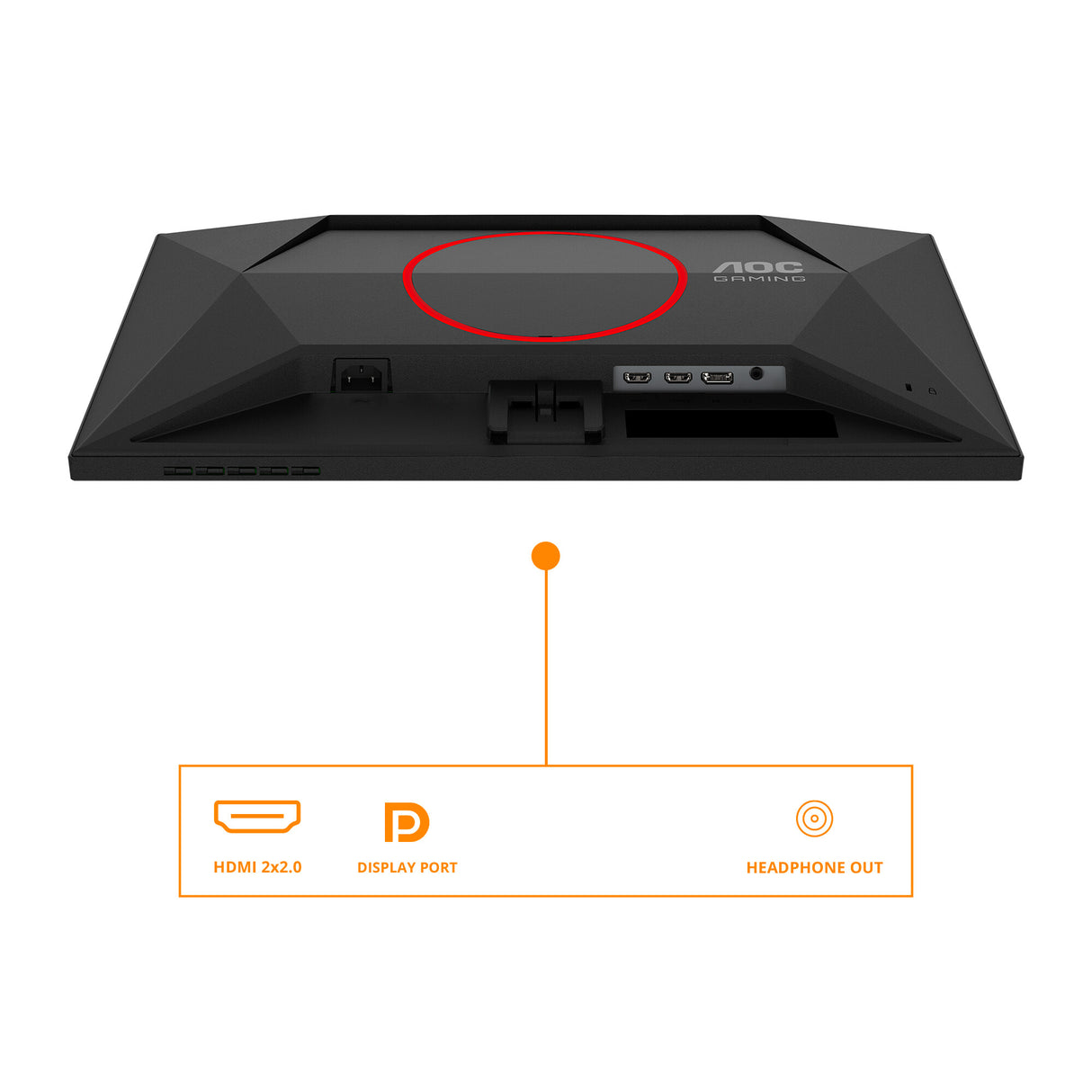 AOC G4 25G4SRE computer monitor 62.2 cm (24.5") 1920 x 1080 pixels Full HD LED Black, Red