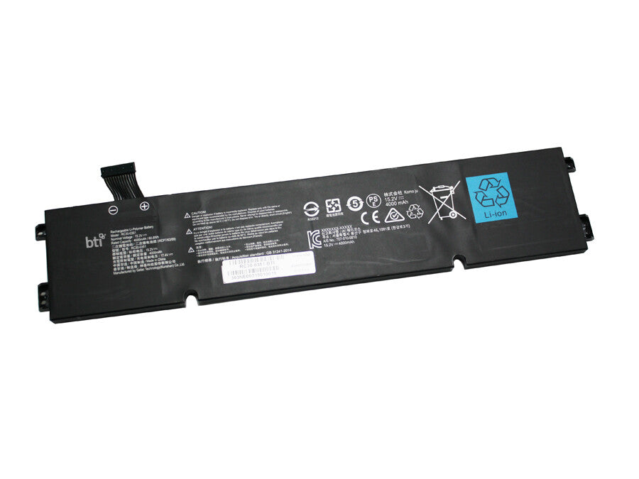 BTI 60.8 4 cell RC30-0351 compatible battery for RAZER BLADE RZ09-03519E11 BLADE RZ09-0369 BLADE RZ09-0369X BLADE 15 BASE 2021
