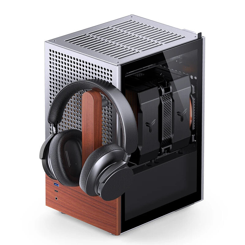 Jonsbo T6 Midi Tower Wood, Silver