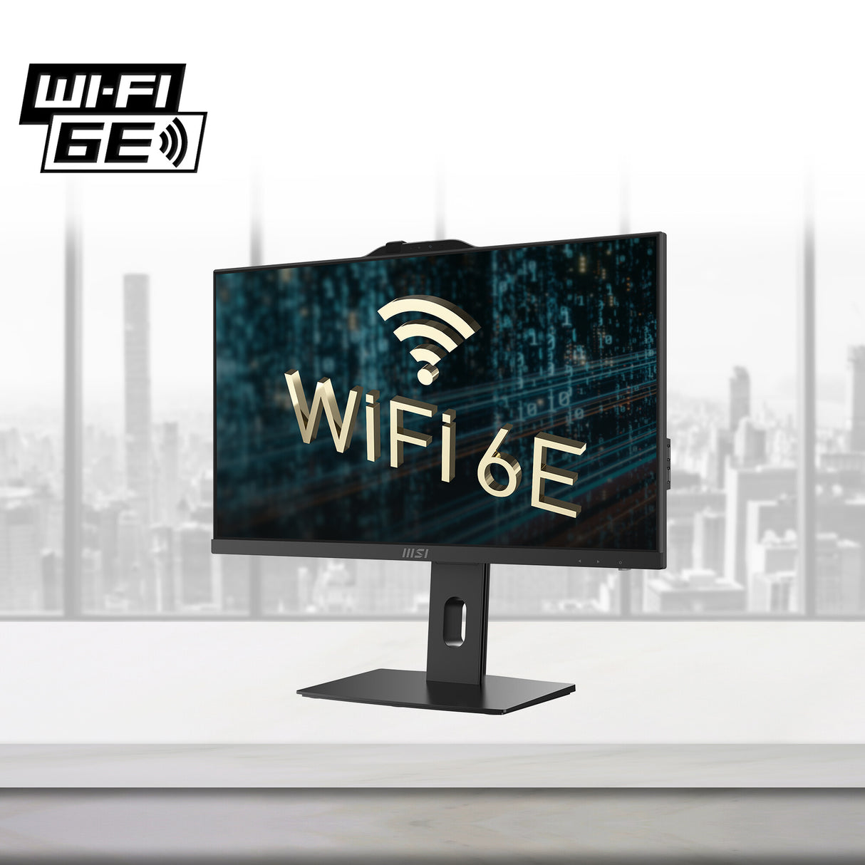 MSI Pro AP242P 14M Intel Core i3 14100 All in One PC, (8GB RAM, 256GB SSD, Windows 11PRO), 23.8 Inch IPS Screen/UHD Graphics/Type-C/USB/LAN/HDMI/DP/WiFi 6E/BT 5.3/VESA