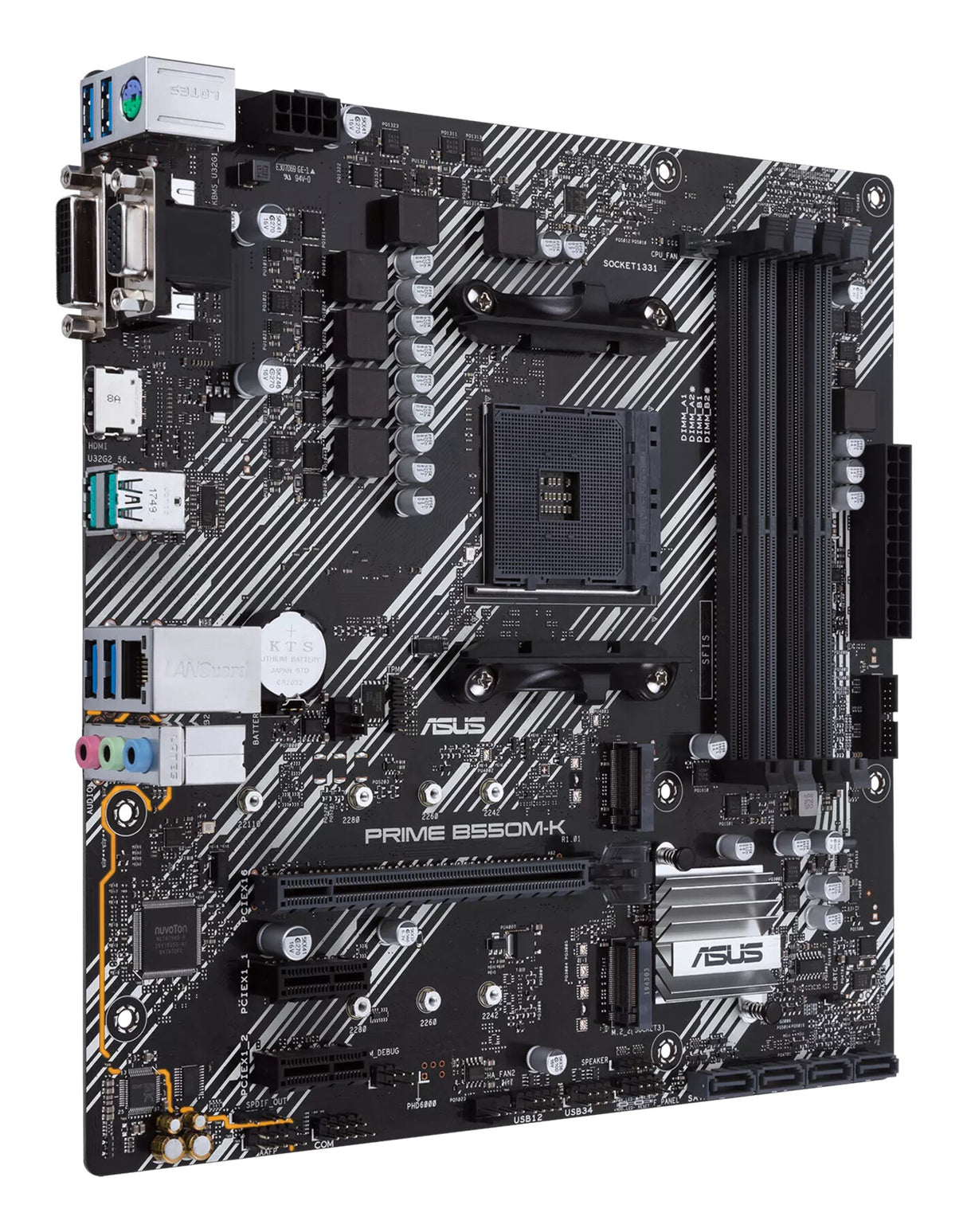ASUS PRIME B550M-K AMD B550 Socket AM4 micro ATX