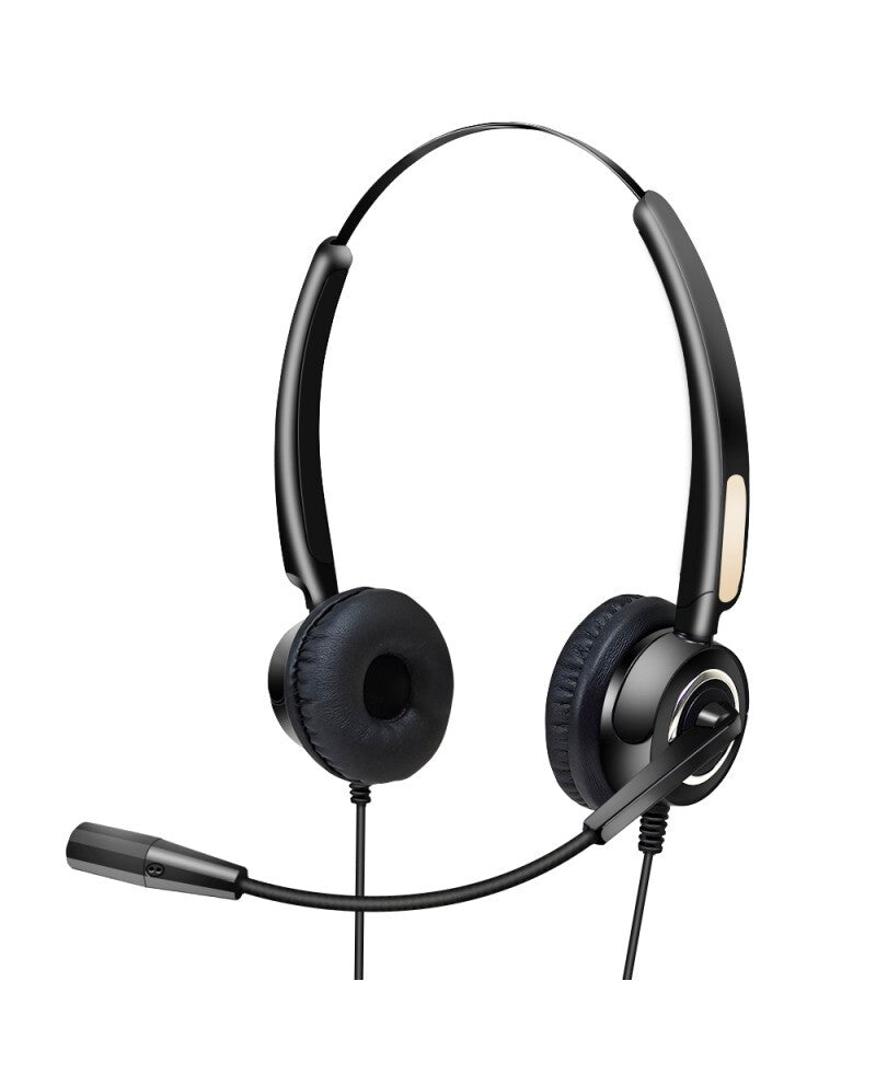 Urban Factory MOVEE: OVER-THE-EAR USB WIRED HEADSET WITH REMOTE CONTROL - USB-A. USB-C and 3.5 mm Jack