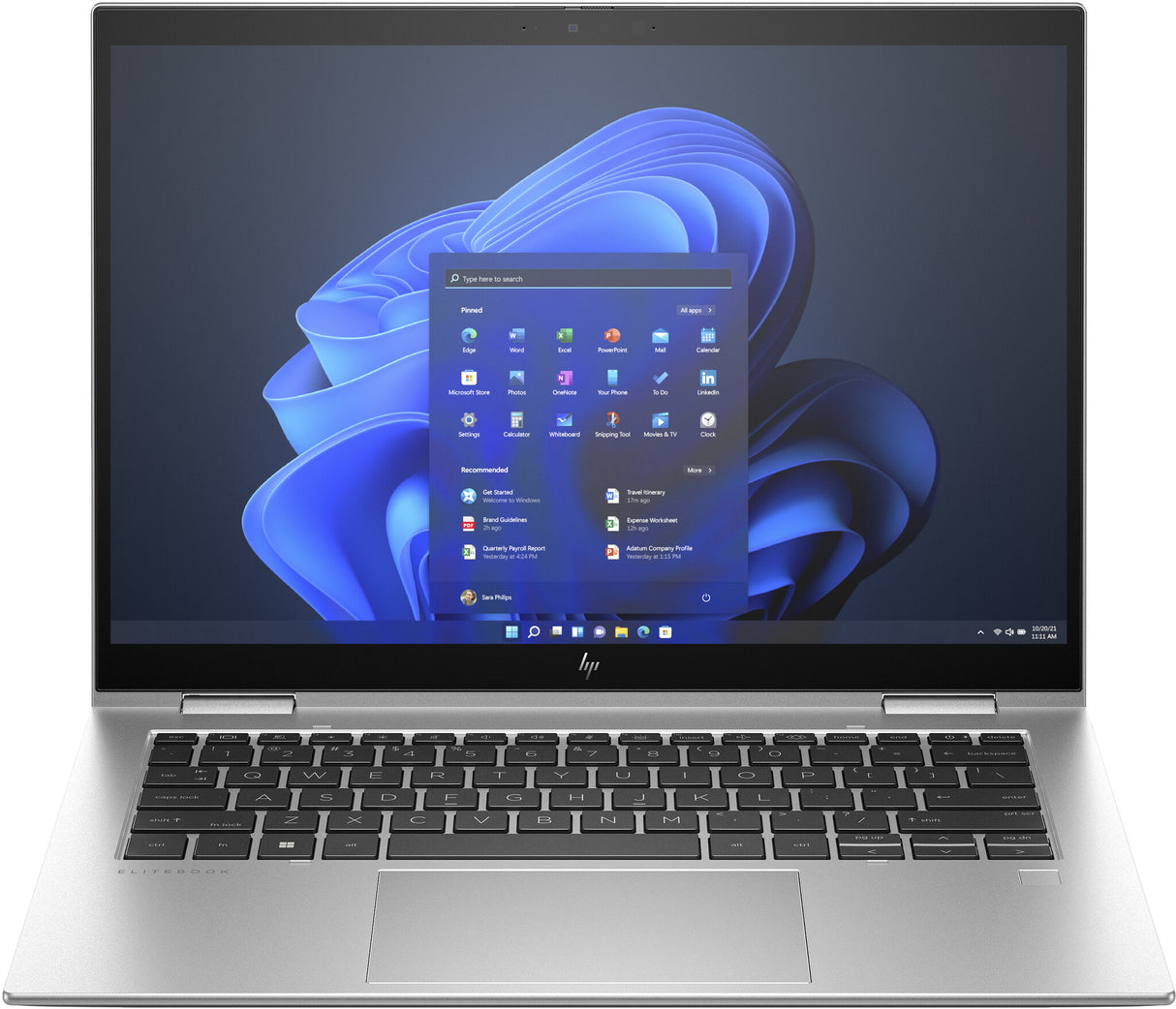 HP Elite x360 1040 G10 Intel® Core™ i7 i7-1355U Hybrid (2-in-1) 35.6 cm (14") Touchscreen WUXGA 16 GB LPDDR5-SDRAM 512 GB SSD Wi-Fi 6E (802.11ax) Windows 11 Pro Silver