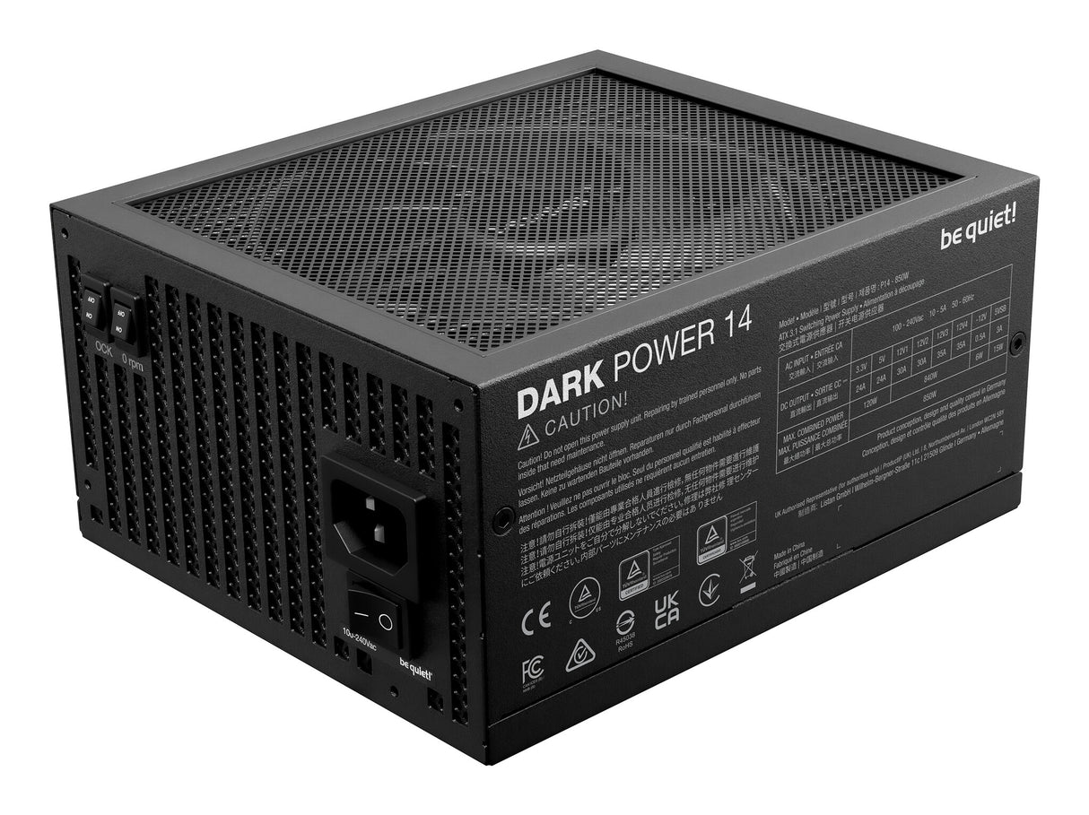 be quiet! DARK POWER 14 | 850 W power supply unit 20+4 pin ATX ATX Black