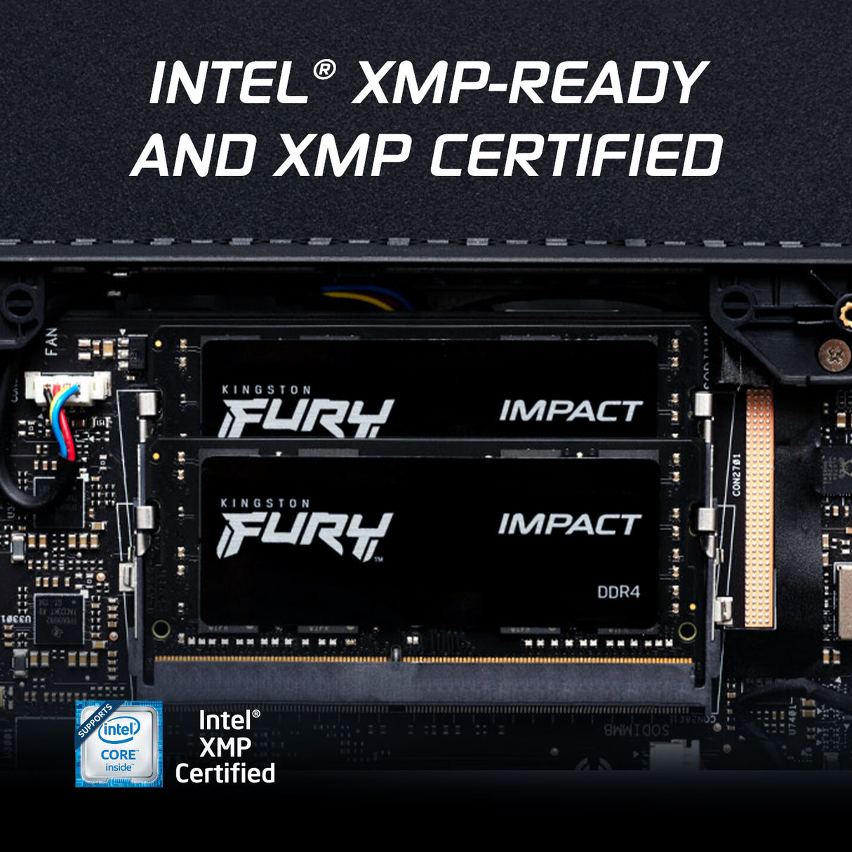 Kingston Fury Impact KF432S20IB/8 8GB DDR4 3200MHz Memoria RAM no ECC SODIMM