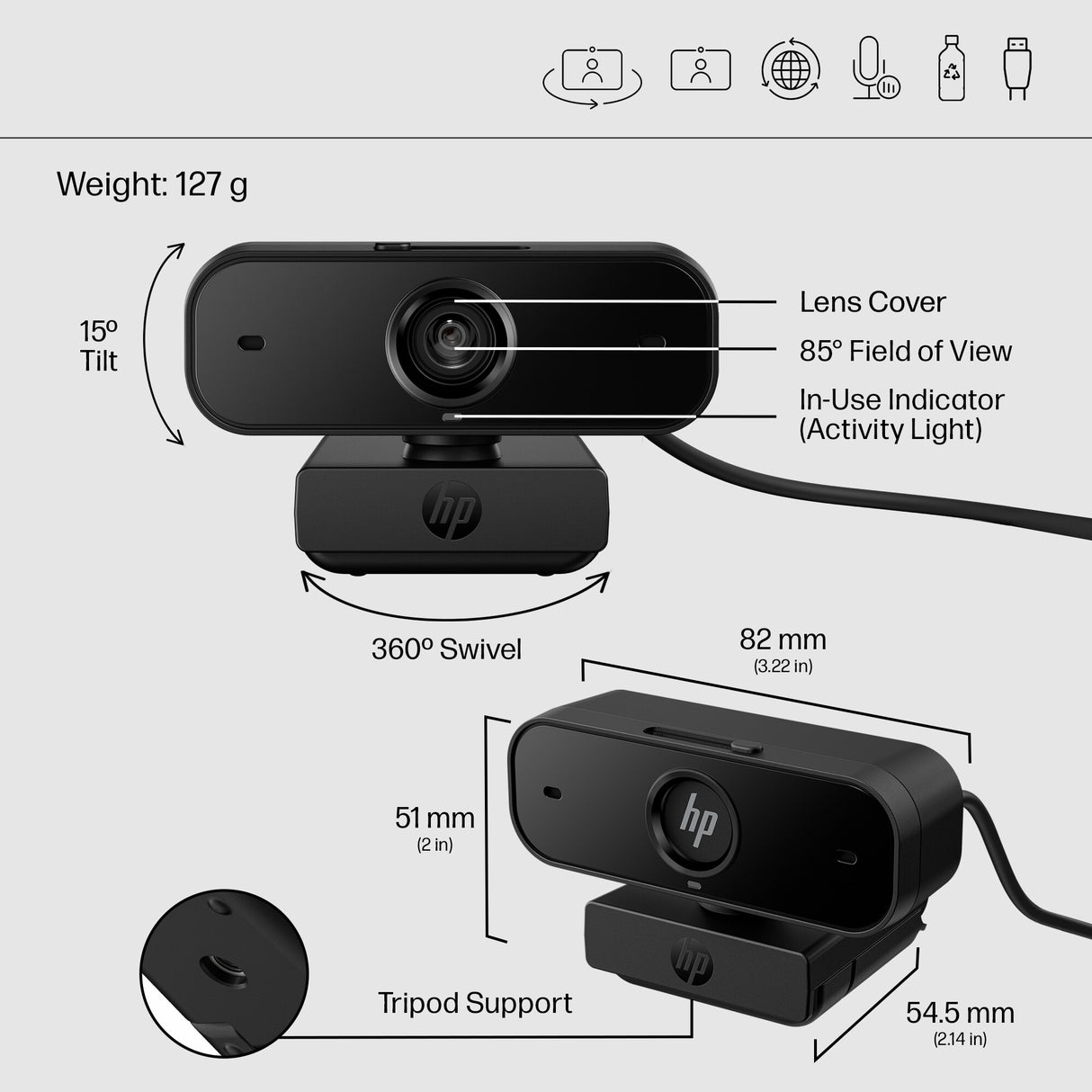 HP 435 FHD Webcam