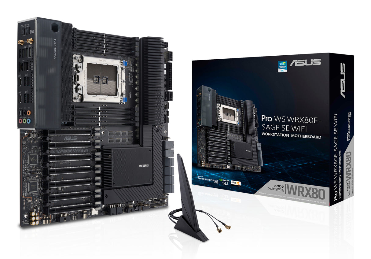 ASUS Pro WS WRX80E-SAGE SE WIFI II AMD WRX80 Socket sWRX8 Extended ATX