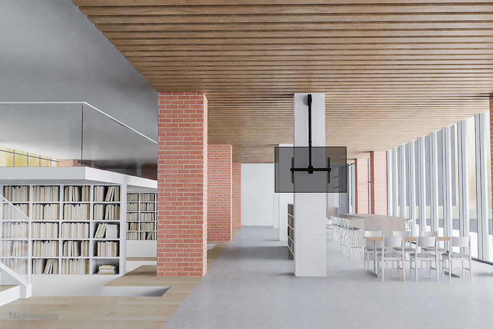 Neomounts CL35-440BL16L Monitor/TV mount ceiling 37-70" - h 106-156 cm