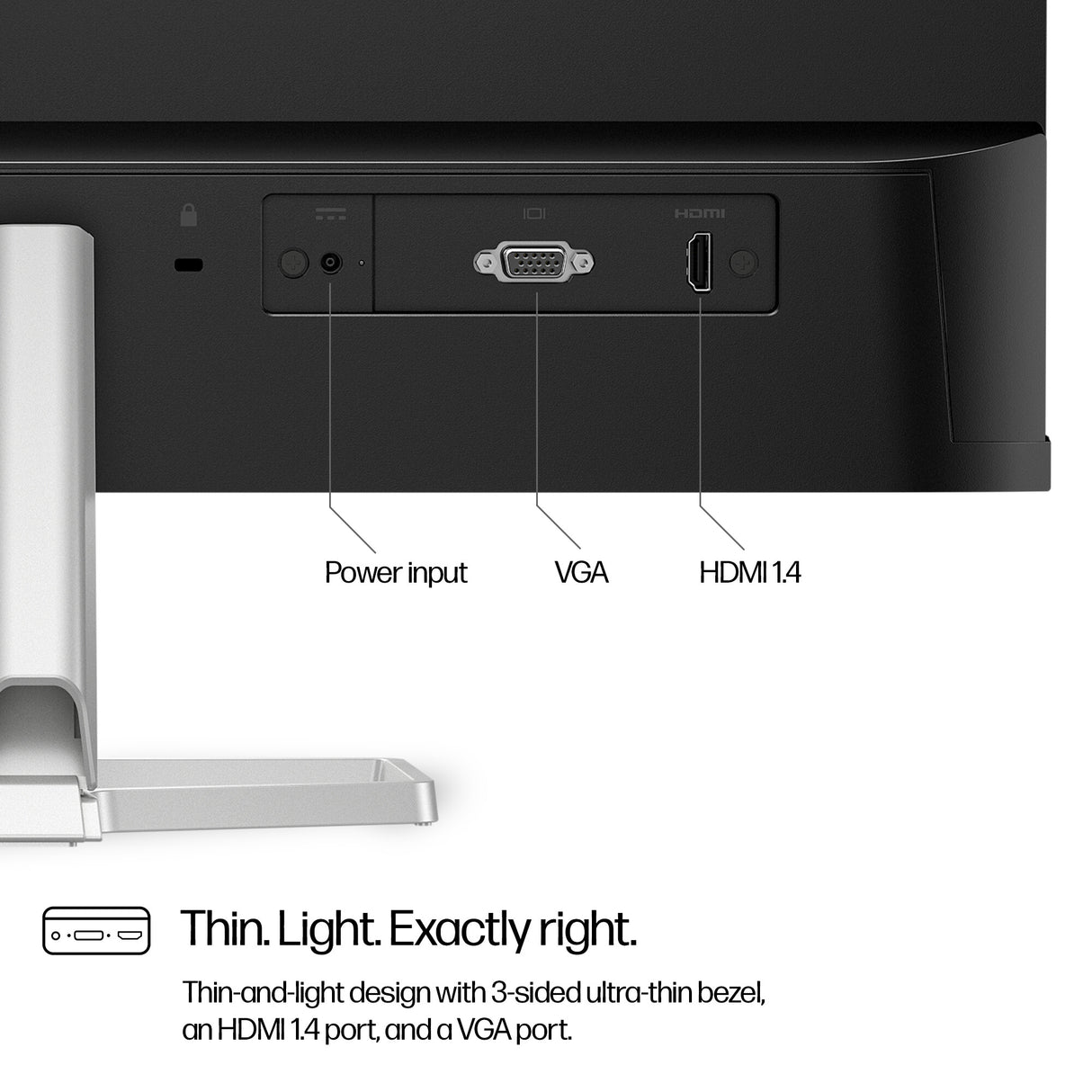 HP Series 5 23.8 inch FHD Monitor - 524sf