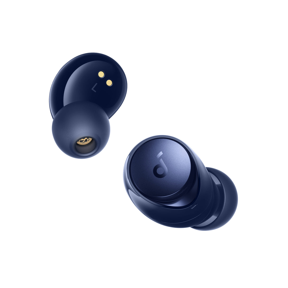 Anker Space A40 Adaptive Active Noise Canceling Wireless Earbuds, 50H Total Playtime, 10H Single Charge Playtime, LDAC Hi-Res Sound, Comfortable Fit, 6 Mics, Wireless Charge, Fast Charge