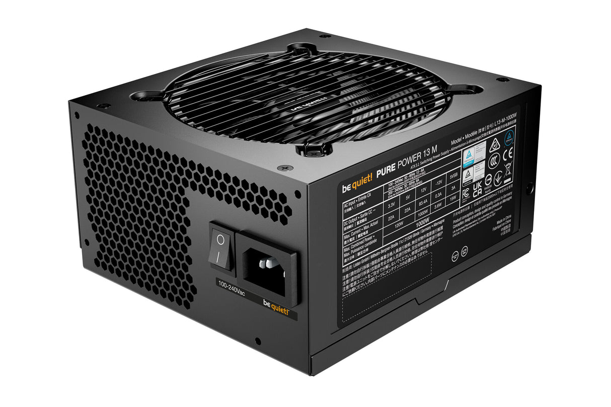 be quiet! Pure Power 13 M | 1000W power supply unit 20+4 pin ATX ATX Black