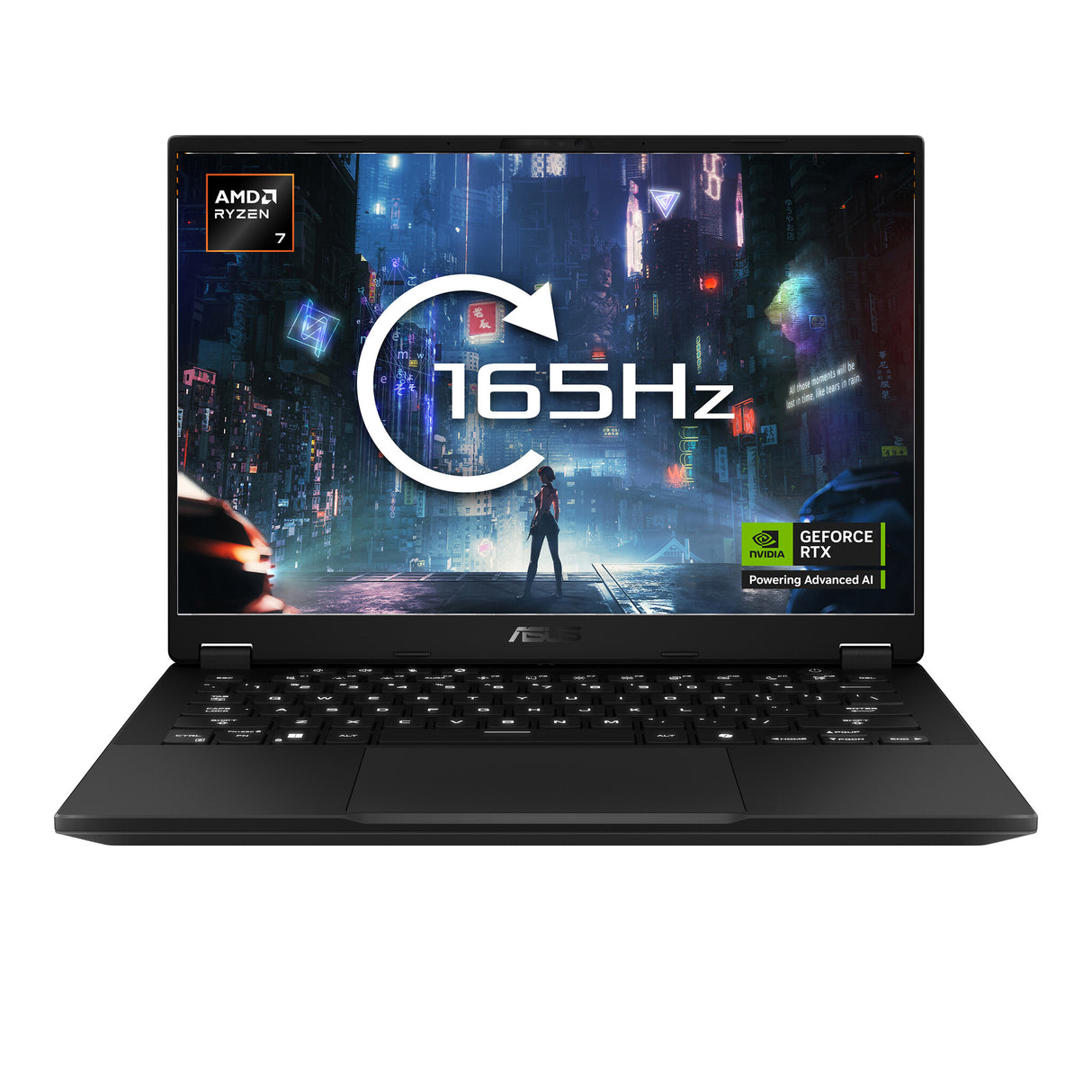 ASUS TUF Gaming A14 FA401UH-RG007W AMD Ryzen™ 7 260 Laptop 35.6 cm (14") WQXGA 16 GB LPDDR5x-SDRAM 1 TB SSD NVIDIA GeForce RTX 5050 Wi-Fi 6E (802.11ax) Windows 11 Home Black, Grey