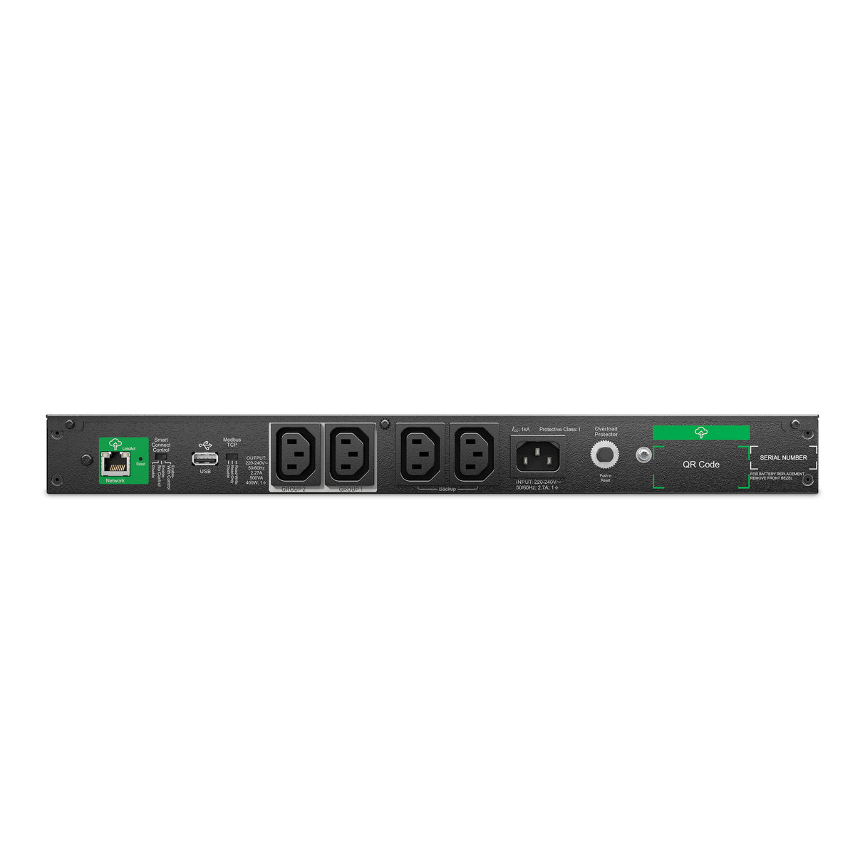 APC Smart-UPS Li-ion SCL500RMI1UC - 4x C13, short depth, Rack/tower/wall mount, SmartConnect, 500VA