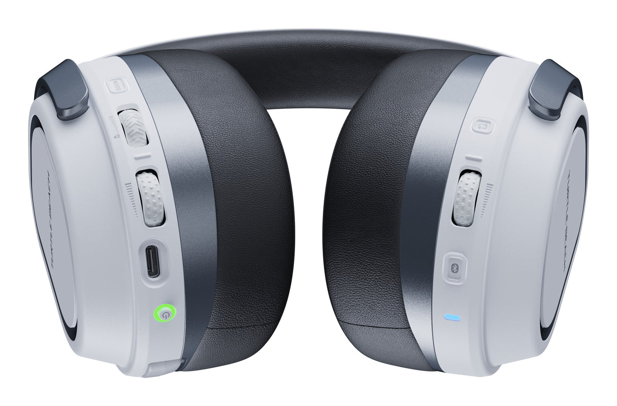 Turtle Beach Stealth 700 White PlayStation Wireless Gaming Headset with up to 80 hour Battery, Bluetooth, Dual Transmitters and 60mm Speakers for PS5, PS4, PC and Mobile