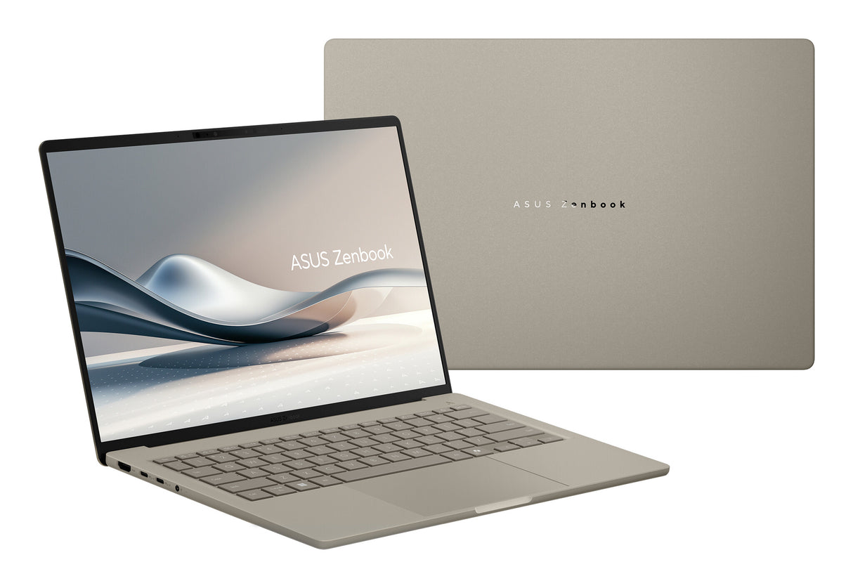 ASUS Zenbook A14 UX3407QA-QD219W Copilot+ PC Snapdragon X1-26-100 Laptop 35.6 cm (14") WUXGA 16 GB LPDDR5x-SDRAM 512 GB SSD Wi-Fi 6E (802.11ax) Windows 11 Home Beige