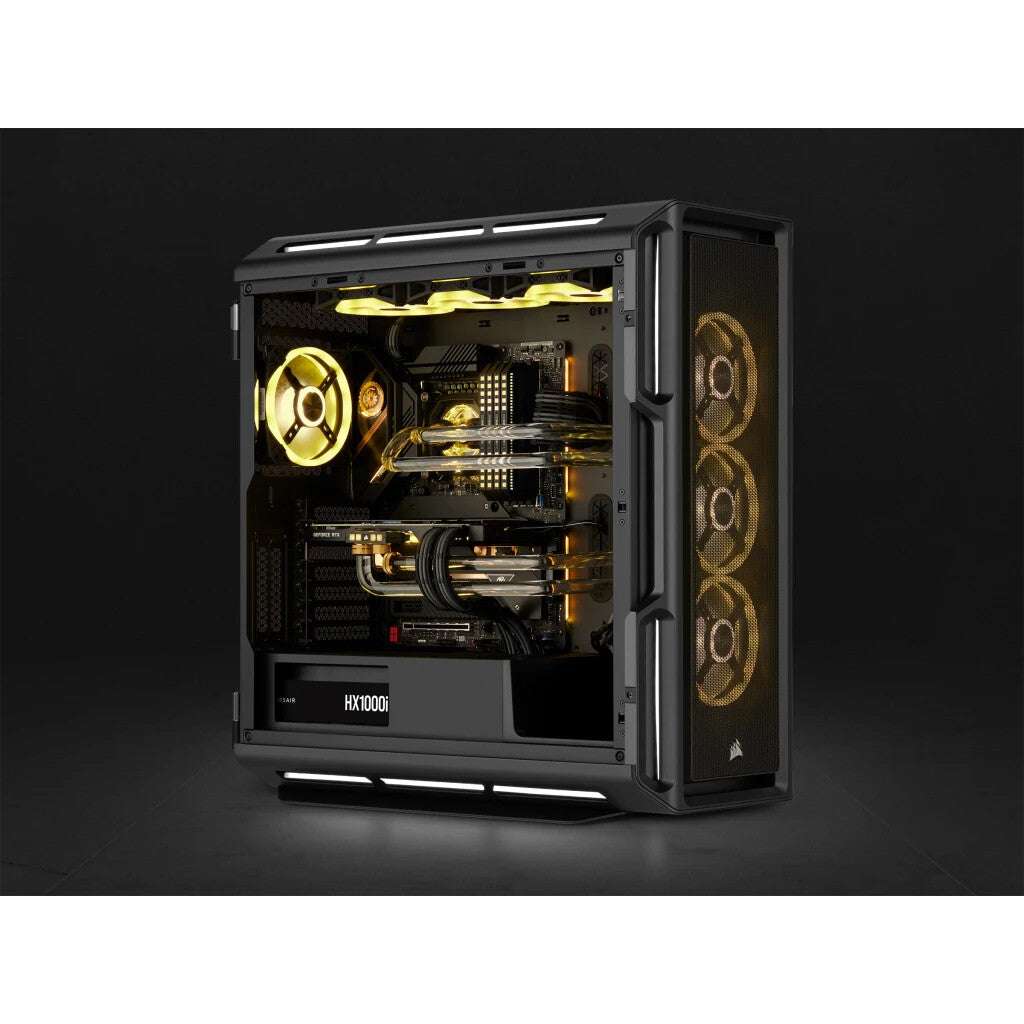 Bloc d'alimentation Corsair 1000 W HX1000i V2, ventilateur dynamique fluide, entièrement modulaire, bruit ultra faible, 80+ Platinum, ATX 3.0, PCIe 5.0