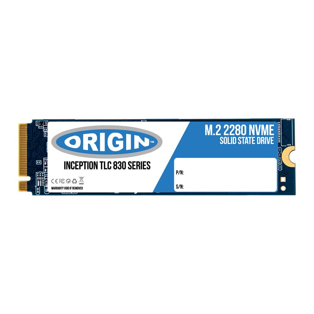 Origin Storage Inception TLC830 Pro Series 256GB PCIe 4.0 NVME M.2 80mm 3D TLC PCI Express 4.0