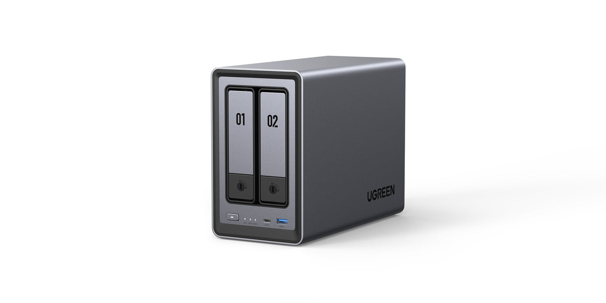 Ugreen NETWORK ATTACHED DXP2800 DISKLESS UK NAS Desktop Intel® N N100 8 GB DDR5 0 TB UGOS Pro