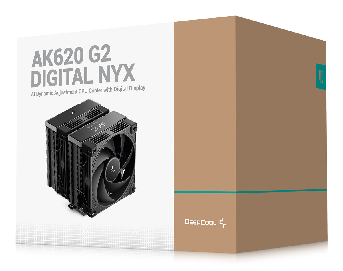 DeepCool AK620 G2 Digital NYX Processor Air cooler 12 cm Black 1 pc(s)