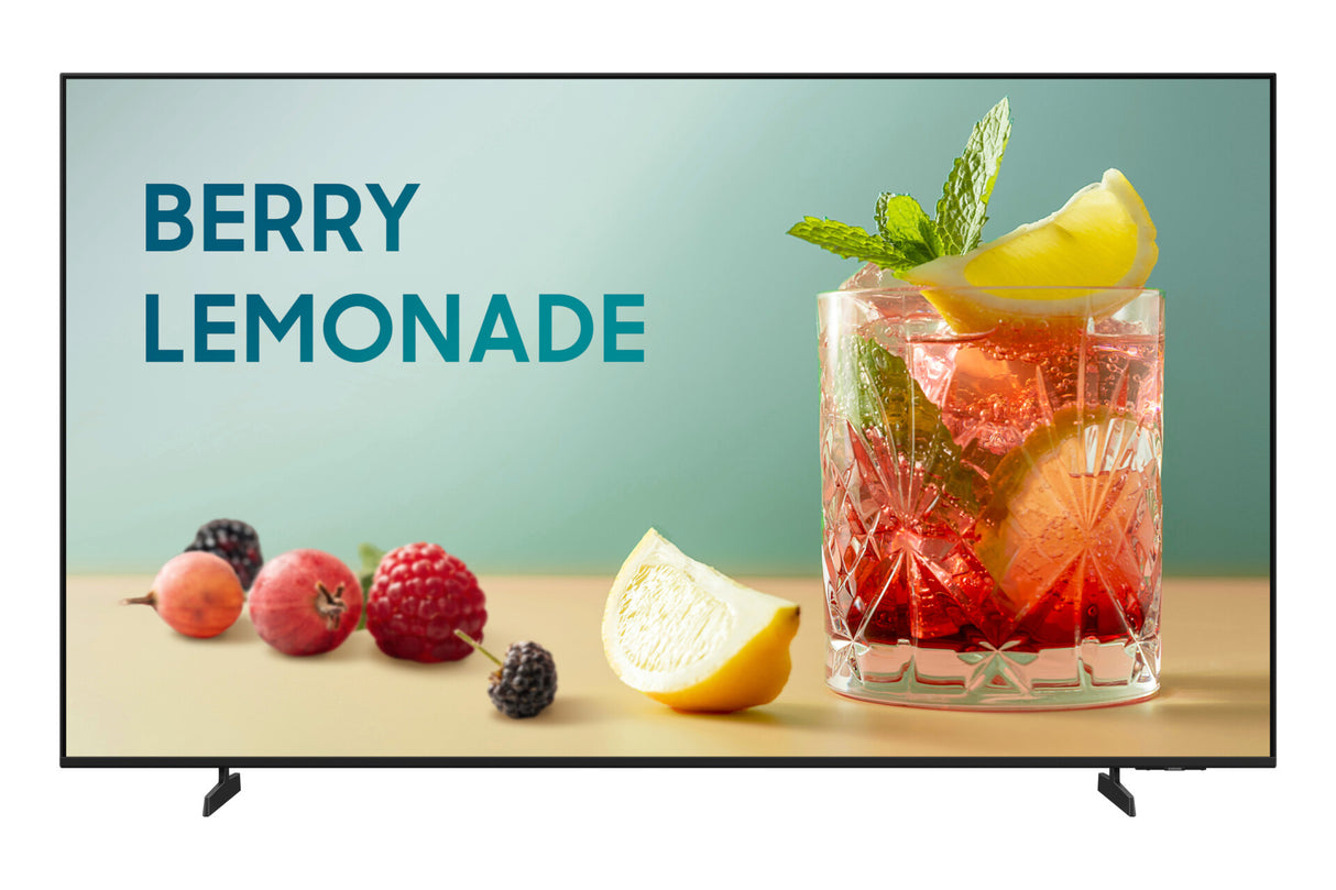 Samsung BE43FX-H Digital signage flat panel 109.2 cm (43") LED Wi-Fi 4K Ultra HD Black Built-in processor Tizen 16/7