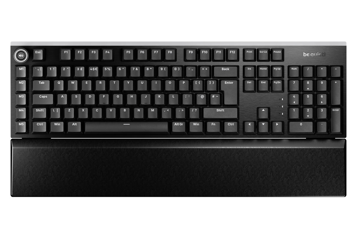 be quiet! Light Mount Silent Tactile UK ISO keyboard Gaming USB QWERTY UK English Black