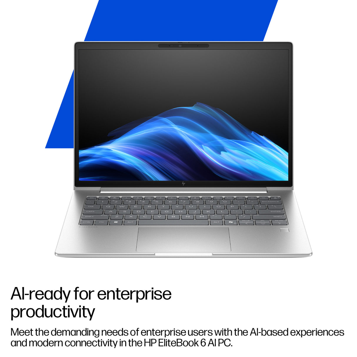 HP EliteBook 6 G1i AI Wolf Pro Security Edition Intel Core Ultra 7 255U Laptop 35.6 cm (14") Touchscreen WUXGA 16 GB DDR5-SDRAM 512 GB SSD Wi-Fi 7 (802.11be) Windows 11 Pro AI PC Silver