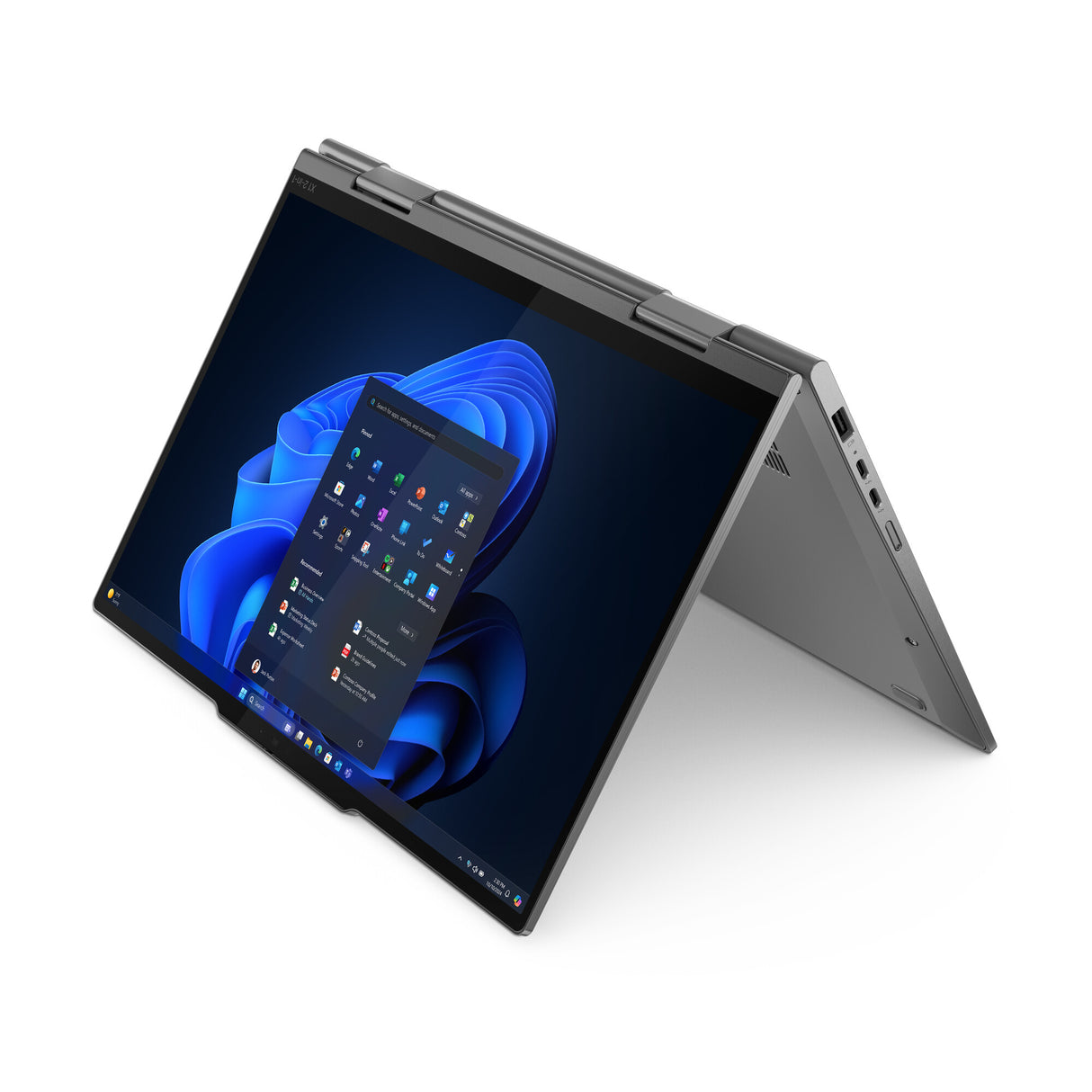 Lenovo ThinkPad X1 2-in-1 Gen 10 Aura Edition Intel Core Ultra 7 255U Hybrid (2-in-1) 35.6 cm (14") Touchscreen WUXGA 16 GB LPDDR5x-SDRAM 512 GB SSD Wi-Fi 6E (802.11ax) Windows 11 Pro UK English Grey