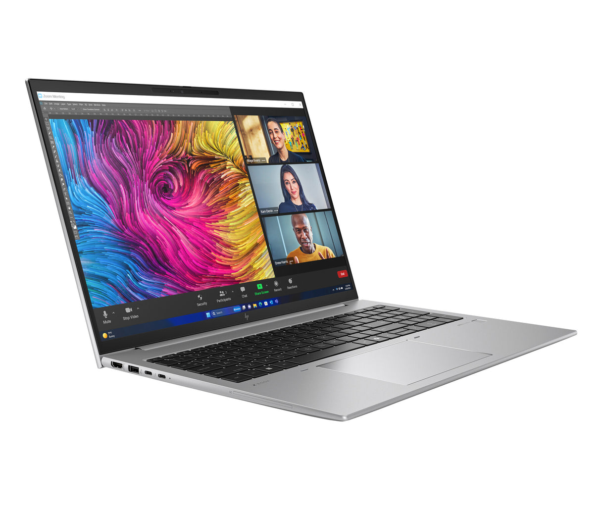 HP ZBook Firefly G11 Intel Core Ultra 7 155H Mobile workstation 40.6 cm (16") WUXGA 32 GB DDR5-SDRAM 1 TB SSD NVIDIA RTX A500 Wi-Fi 6E (802.11ax) Windows 11 Pro AI PC, AI Workstation Silver