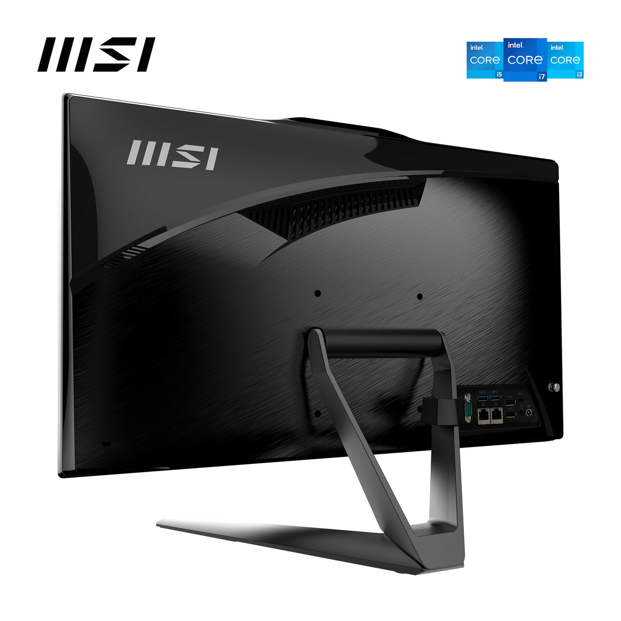 MSI Pro AP222T 13M Intel Pentium Gold G7400 All in One PC, (4GB RAM, 128GB SSD, Windows 11PRO), 21.5 Inch 10-point touch Screen/UHD Graphics/Type-C/COM Port/Dual LAN/HDMI/WiFi 5/BT 5.1/VESA/SD Card Reader