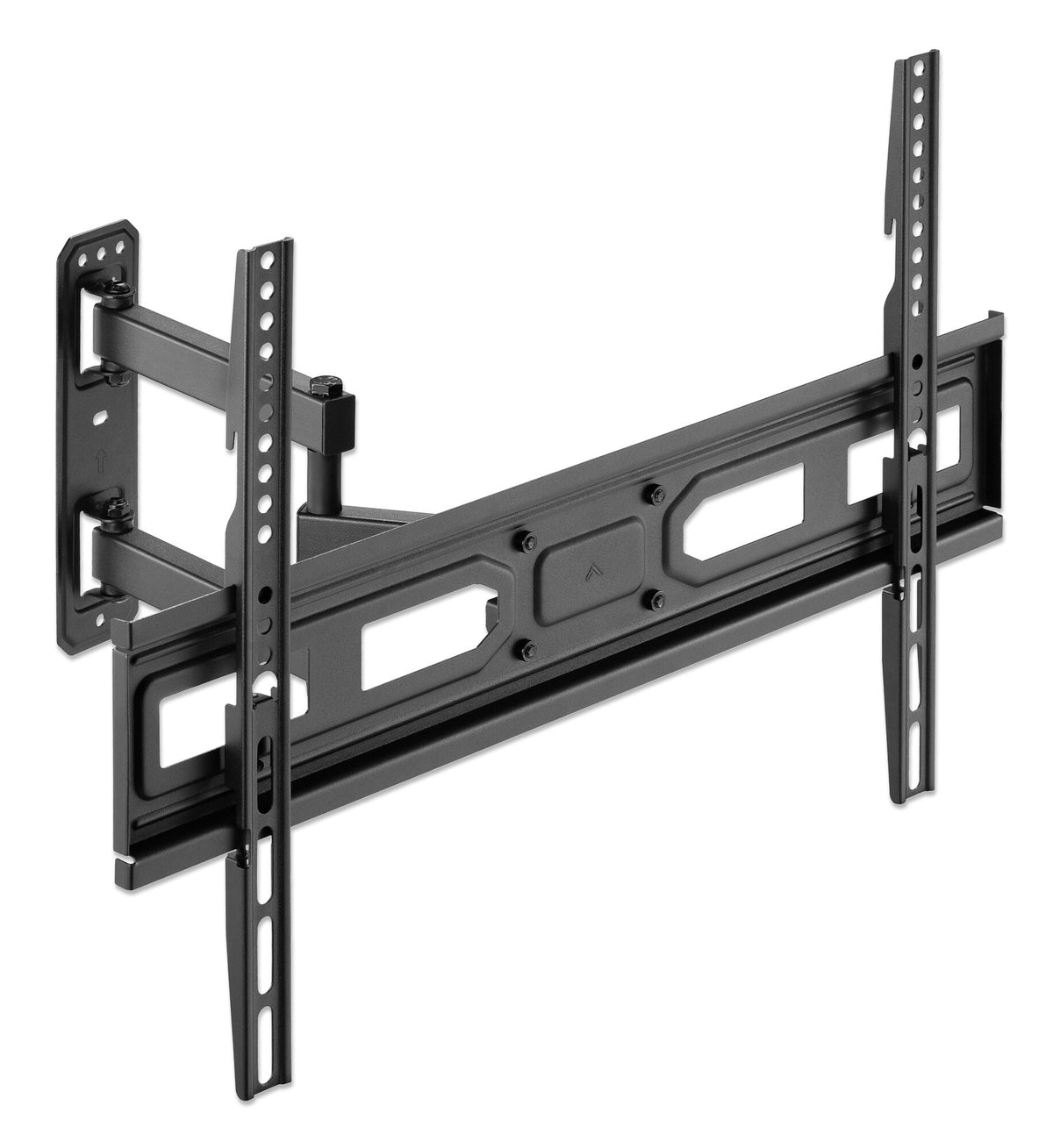 Manhattan Wall Mount for TV & Monitors (Full Motion), For screens 32" to 65", VESA compatibility: all between 100x100mm to 600x400mm - check the dimensions of the four mounting holes on back of screen to ensure it fits, Max 35kg, Black, Bracket, Lifetime