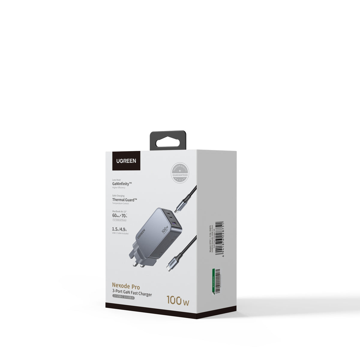 Ugreen Nexode Pro Universal Grey, Silver AC Fast charging Indoor