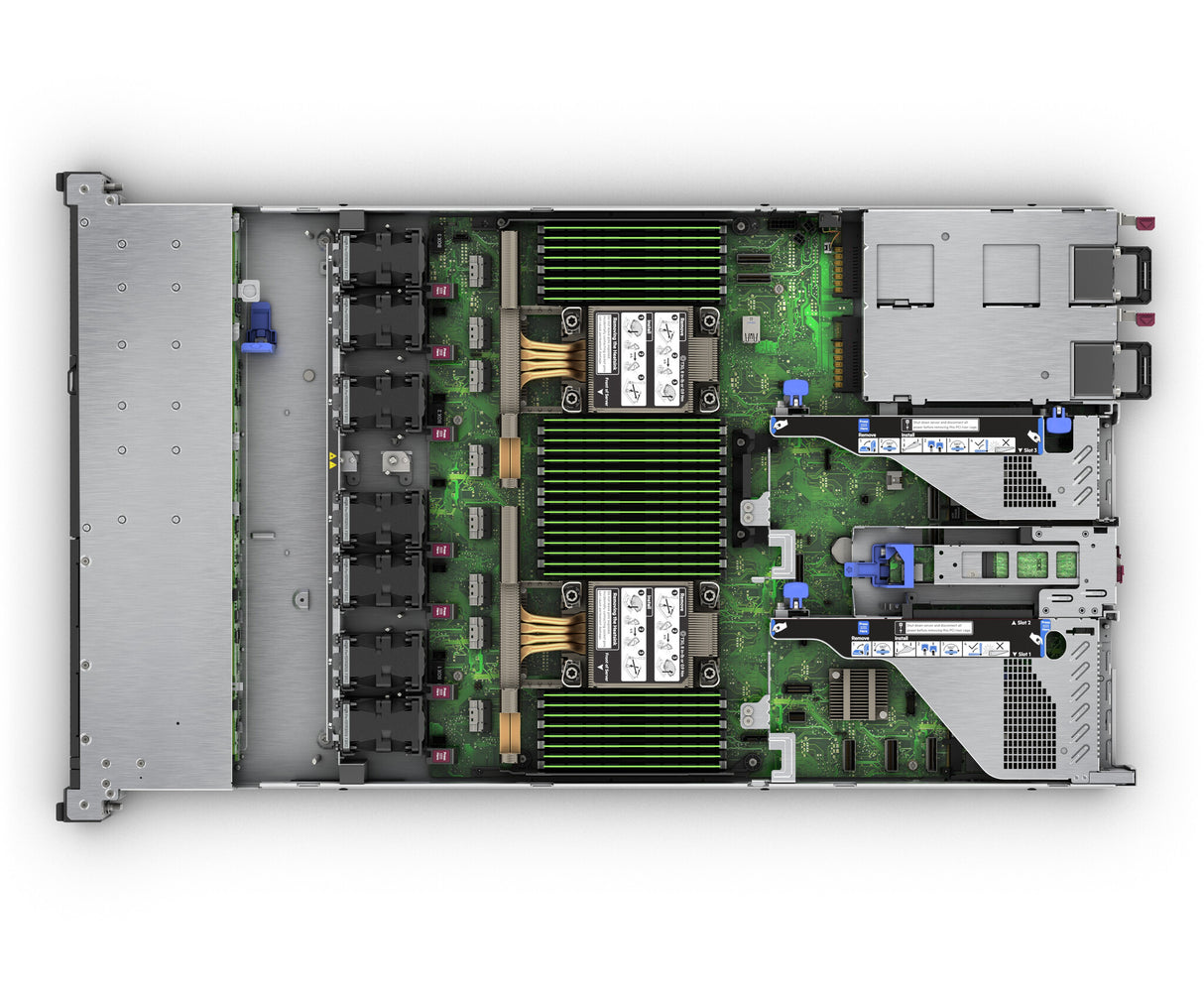 HPE ProLiant DL360 Gen11 4510 2.4GHz 12c 1P 2x32GB-R 8SFF MR408i-o 2x960GB SSD 2x1000W PS EU Server