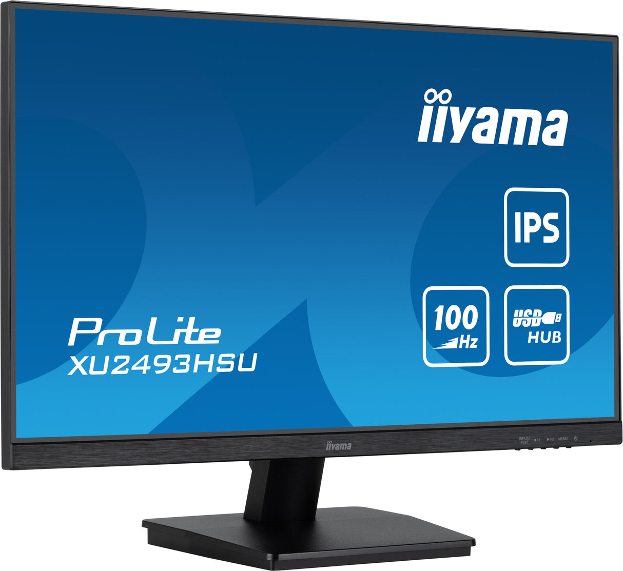 iiyama ProLite 24” Full HD IPS-monitor with USB-Hub and 100Hz refresh rate