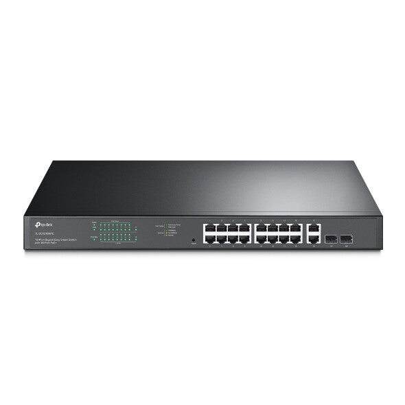 TP-Link 18-Port Gigabit Easy Smart PoE Switch with 16-Port PoE+