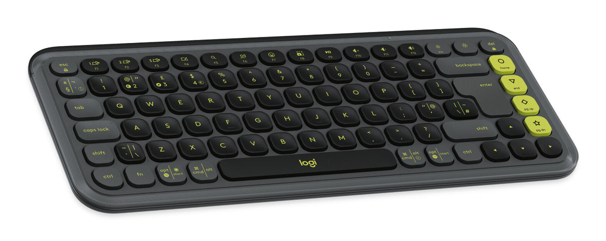 Logitech POP Icon Keys keyboard Universal Bluetooth QWERTY UK English Graphite, Green