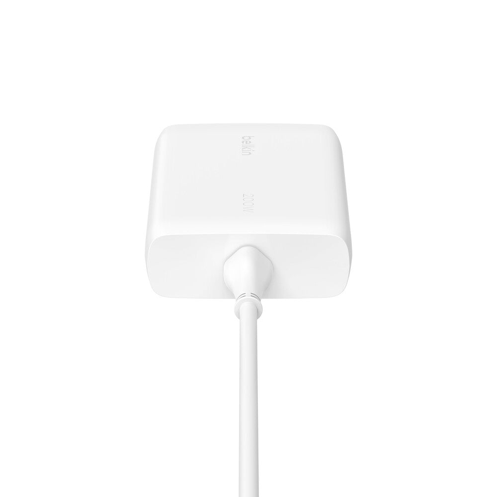 Belkin WCH015MYWH mobile device charger Universal White AC Fast charging Indoor