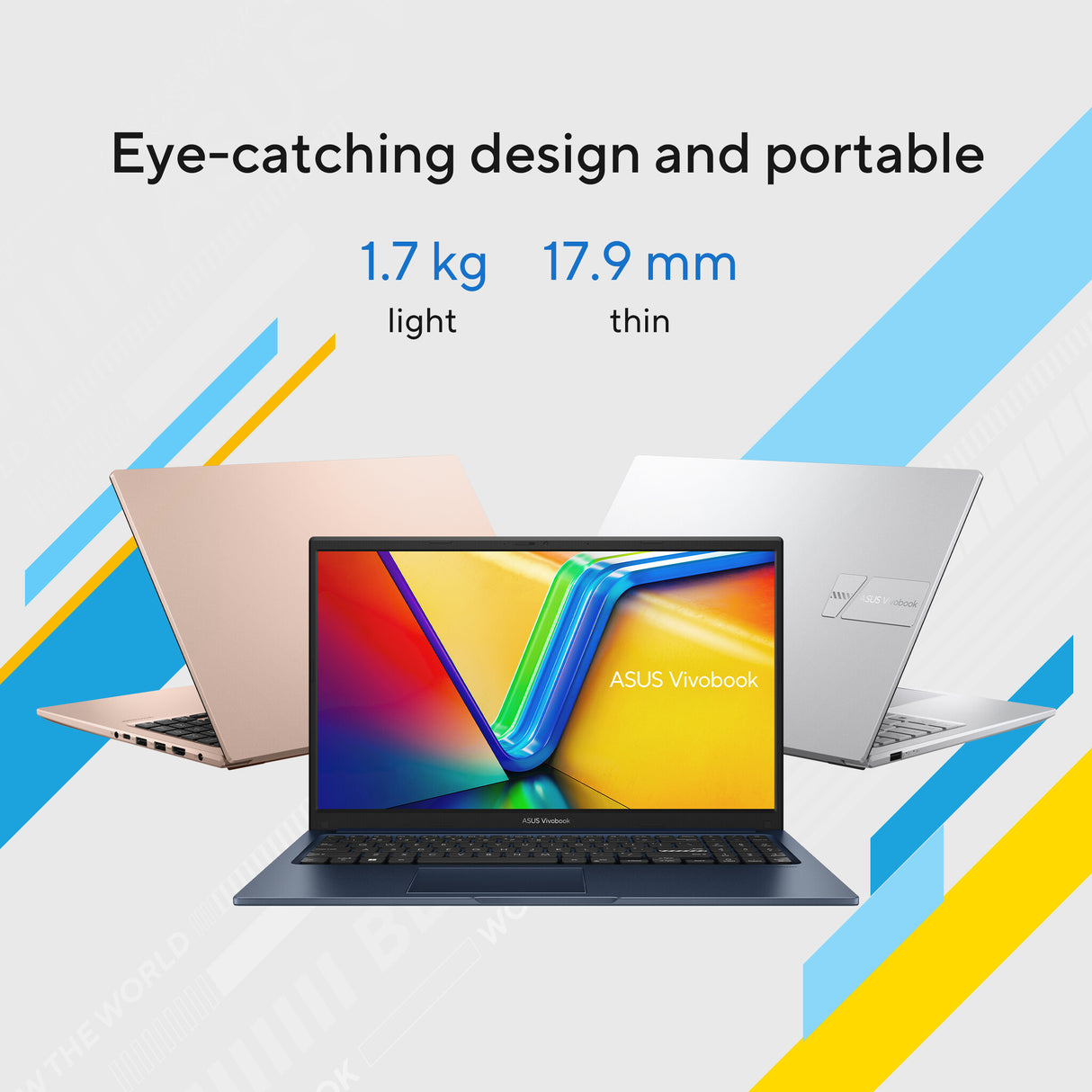 ASUS Vivobook 15 X1504VA-NJ814W Intel® Core™ i3 i3-1315U Laptop 39.6 cm (15.6") Full HD 8 GB DDR4-SDRAM 512 GB SSD Wi-Fi 6 (802.11ax) Windows 11 Home Silver