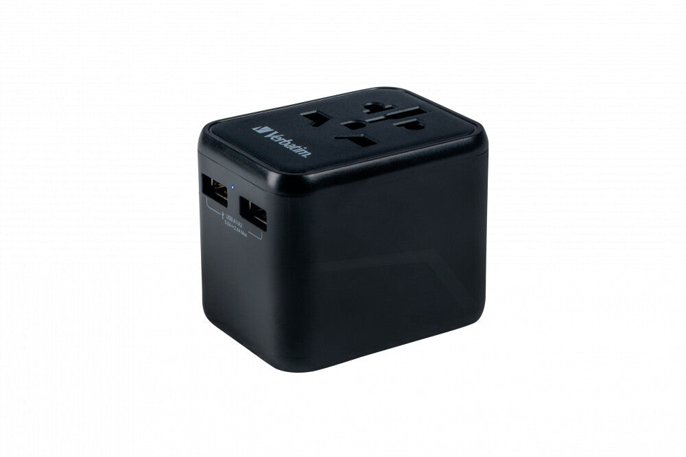 Verbatim 49543 power plug adapter Universal Black