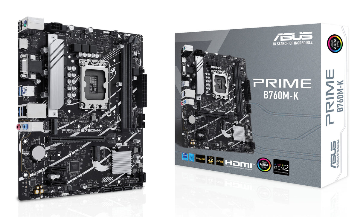 ASUS PRIME B760M-K Intel B760 LGA 1700 micro ATX