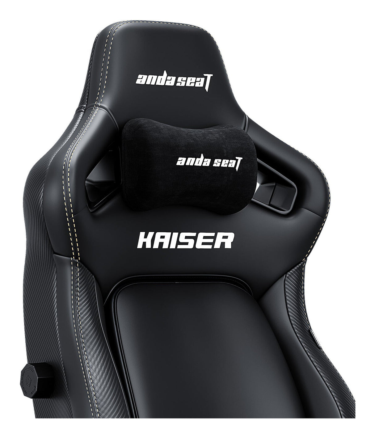 Anda Seat Kaiser 4 Gaming armchair Upholstered seat Black