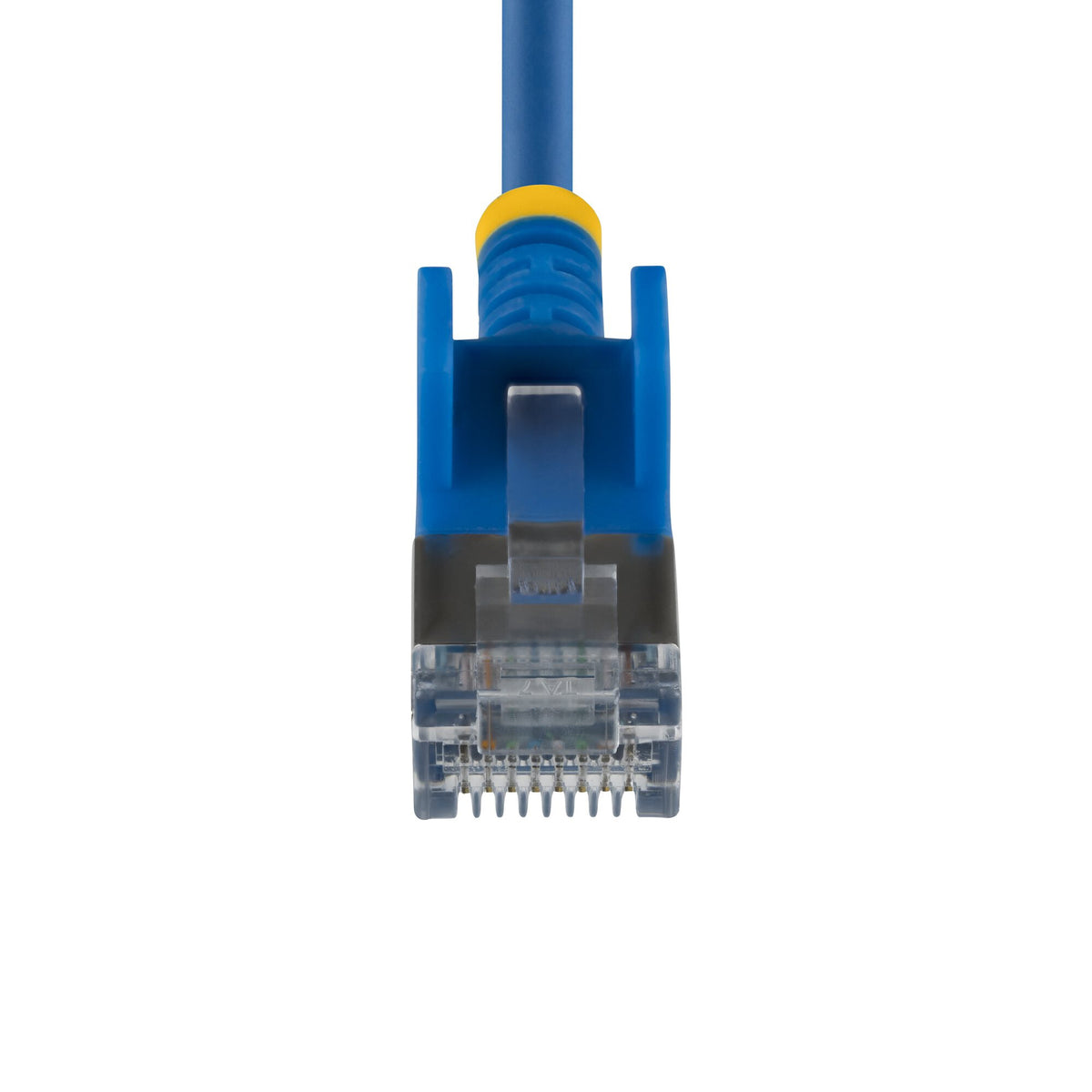 StarTech.com 30cm Blue Ultra Slim Cat6A Ethernet Cable, 10 pack, Snagless, FTP, Pure Bare Copper Wire, 34AWG Ultra Slim RJ45 Network Patch Cord, Individually Tested