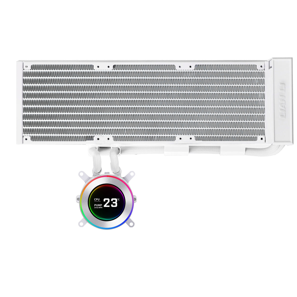 Lian Li GA II Hydroshift II LCD-C 360N Processor All-in-one liquid cooler White