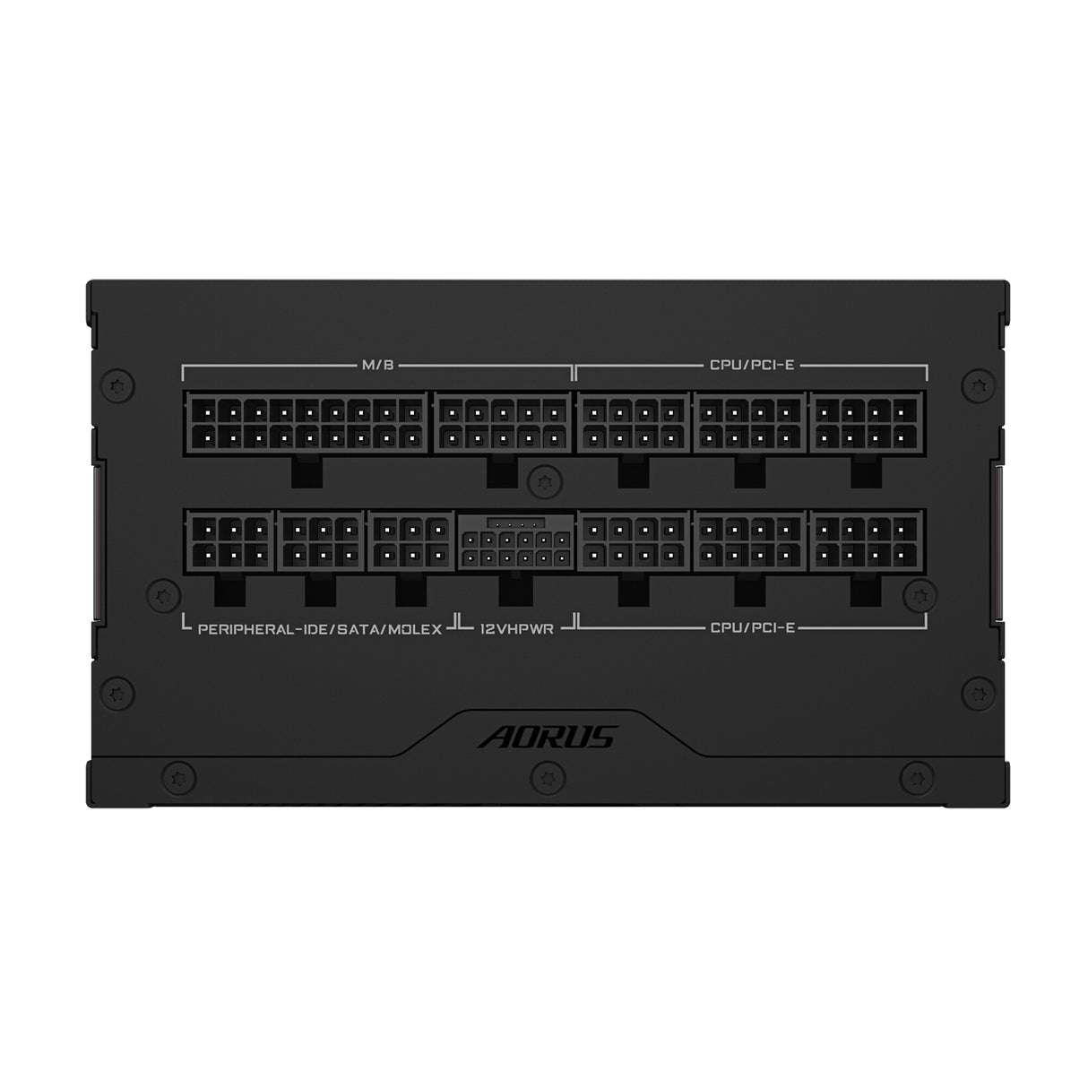 GIGABYTE AORUS ELITE P1000W ICE Power Supply Unit - PCIe 5.0, 80 PLUS Platinum, Fully modular design, 120mm Fan, ATX 3.0 compatible, EU Plug