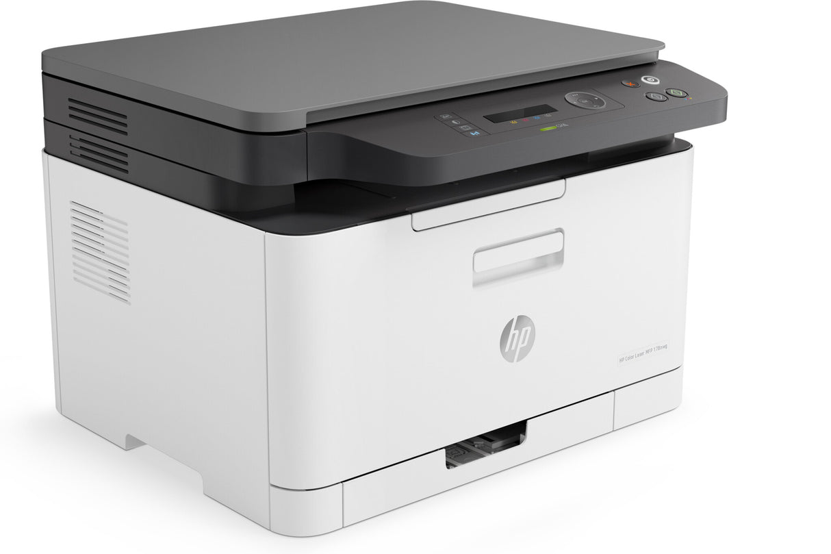 HP Color Laser Laser 178nw Wireless Multifunction Color Printer, Copier, Scanner; Duplex