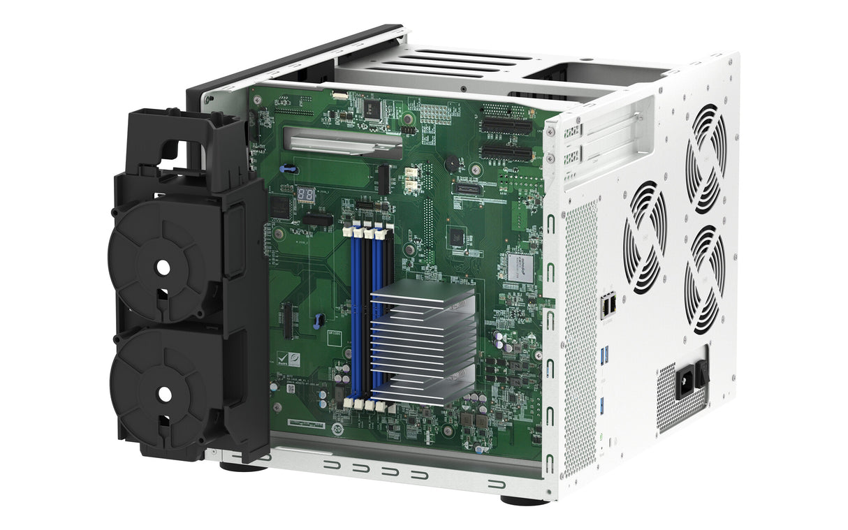 QNAP TS-1655 NAS Tower Intel Atom® C5125 8 GB DDR4 0 TB QNAP Turbo System Black