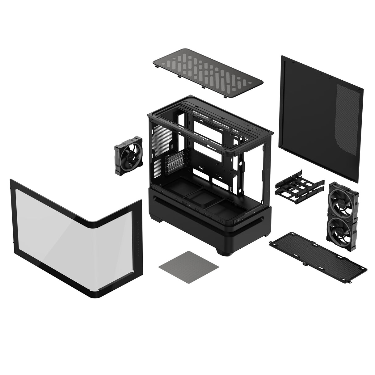 ASUS PRIME AP202 ARGB Midi Tower Black