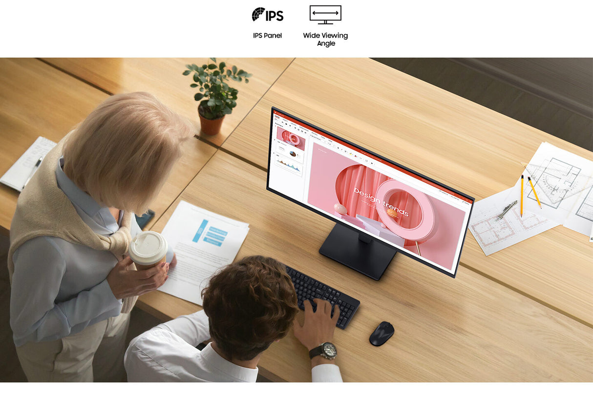 Samsung S27D300GAU computer monitor 68.6 cm (27") 1920 x 1080 pixels Full HD LCD Black