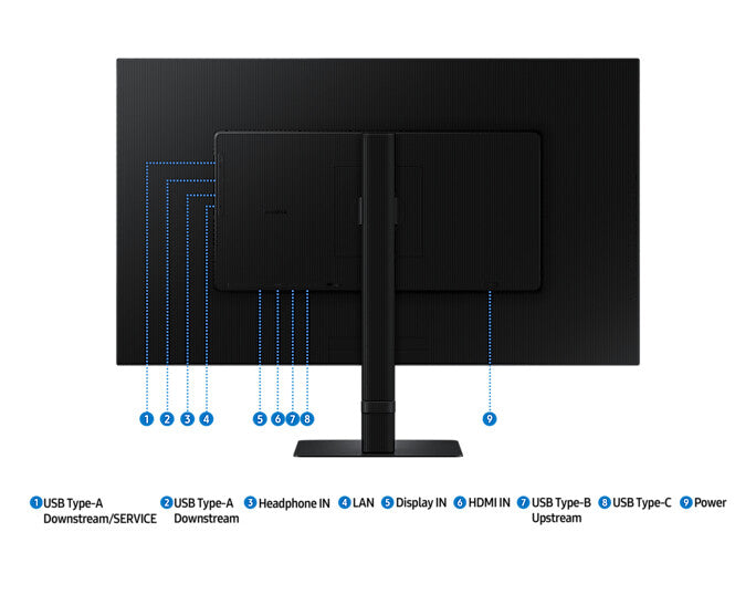 Samsung LS32D800UAU computer monitor 81.3 cm (32") 3840 x 2160 pixels 4K Ultra HD Black