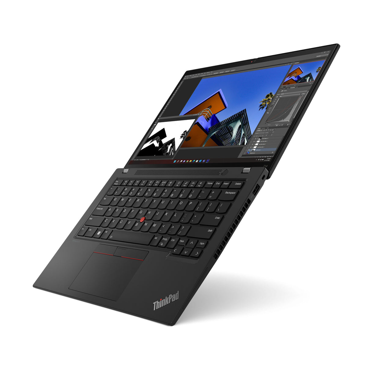 Lenovo ThinkPad T14 Gen 4 (Intel) Intel® Core™ i5 i5-1335U Laptop 35.6 cm (14") WUXGA 16 GB DDR5-SDRAM 256 GB SSD Wi-Fi 6E (802.11ax) Windows 11 Pro UK English Black
