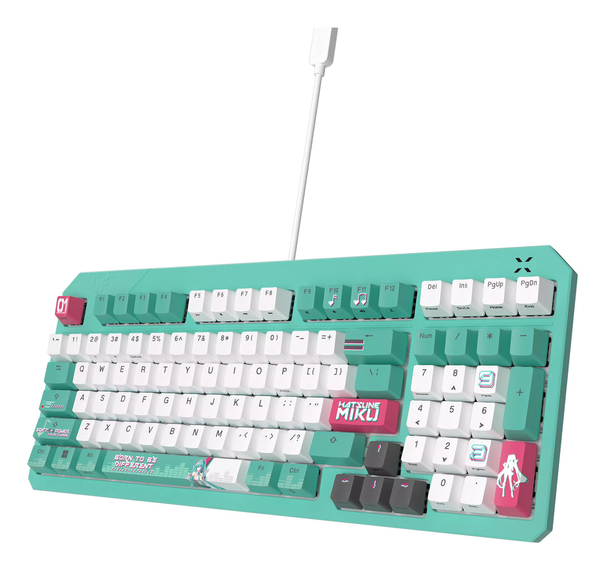 ASUS TUF Gaming K3 Gen II Hatsune Miku Edition keyboard USB Multicolour